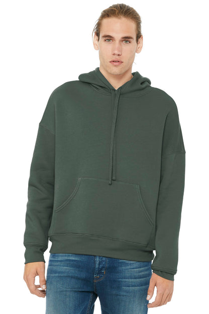 Bella+Canvas Unisex Sponge Fleece Pullover DTM Hoodie BC3729 Military Green