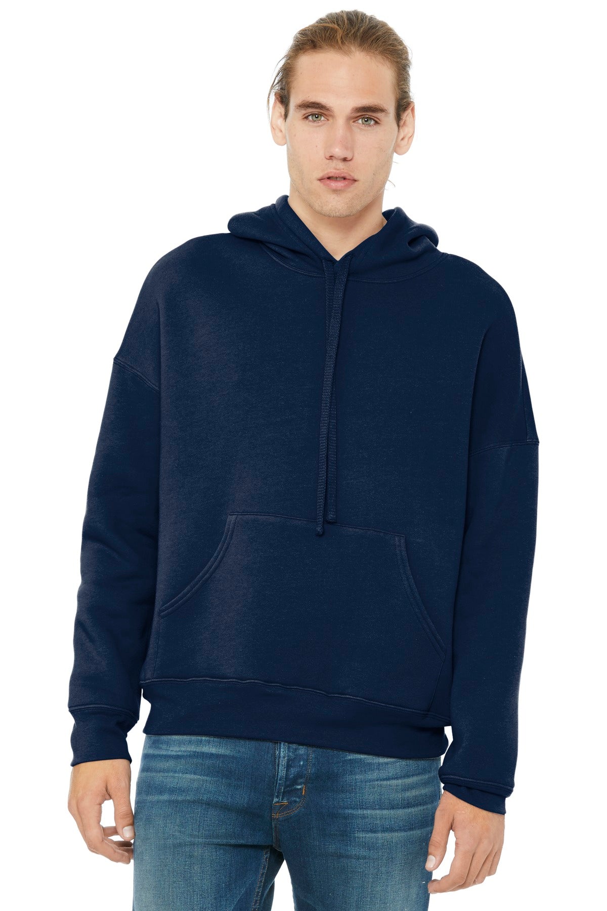 BELLA+CANVAS  Unisex Sponge Fleece Pullover DTM Hoodie. BC3729 Navy