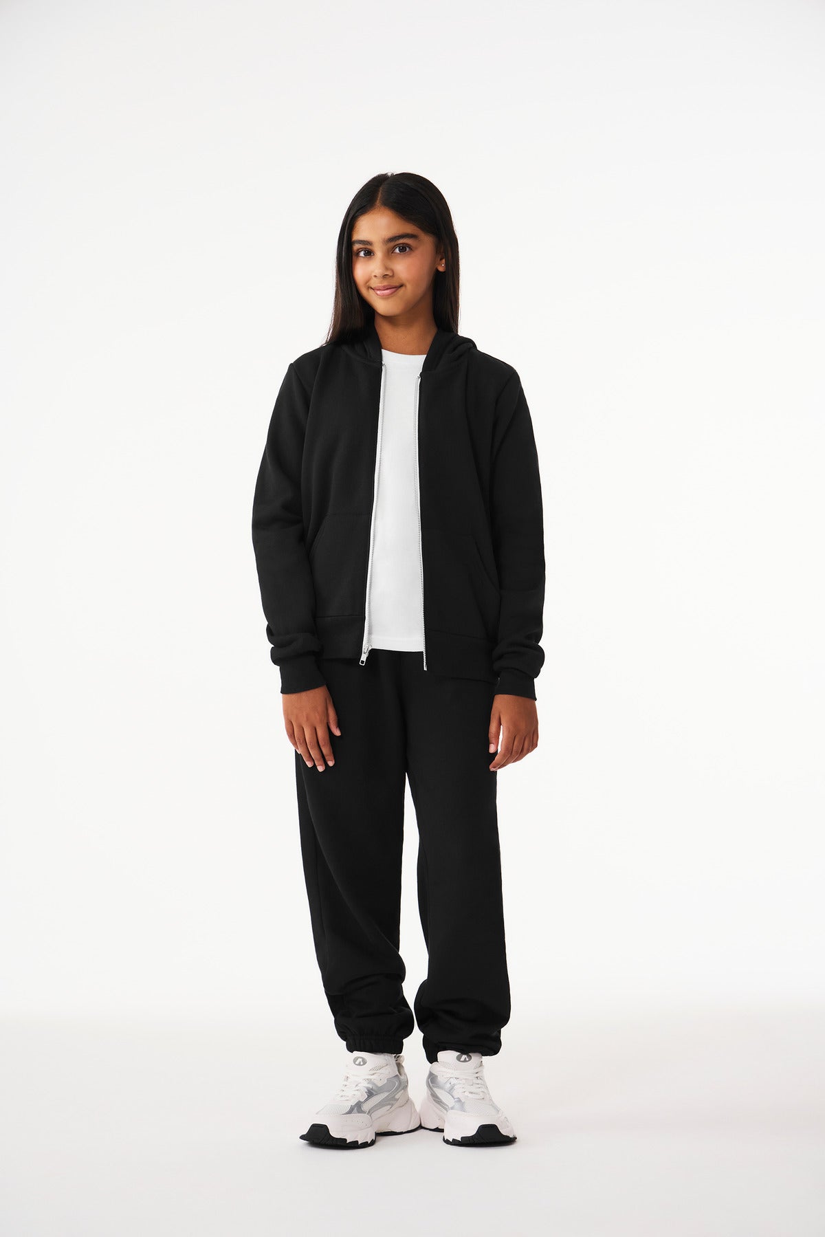 BELLA+CANVAS Youth Sponge Fleece Sweatpant BC3738Y Black