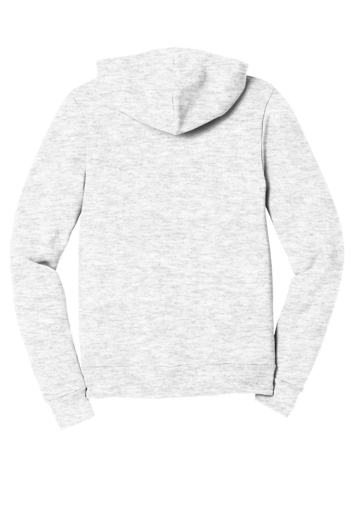 Bella+Canvas Unisex Sponge Fleece Full-Zip Hoodie BC3739 Ash