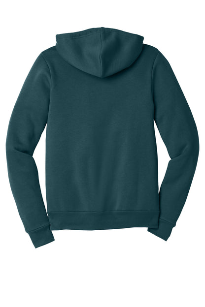 Bella+Canvas Unisex Sponge Fleece Full-Zip Hoodie BC3739 Atlantic