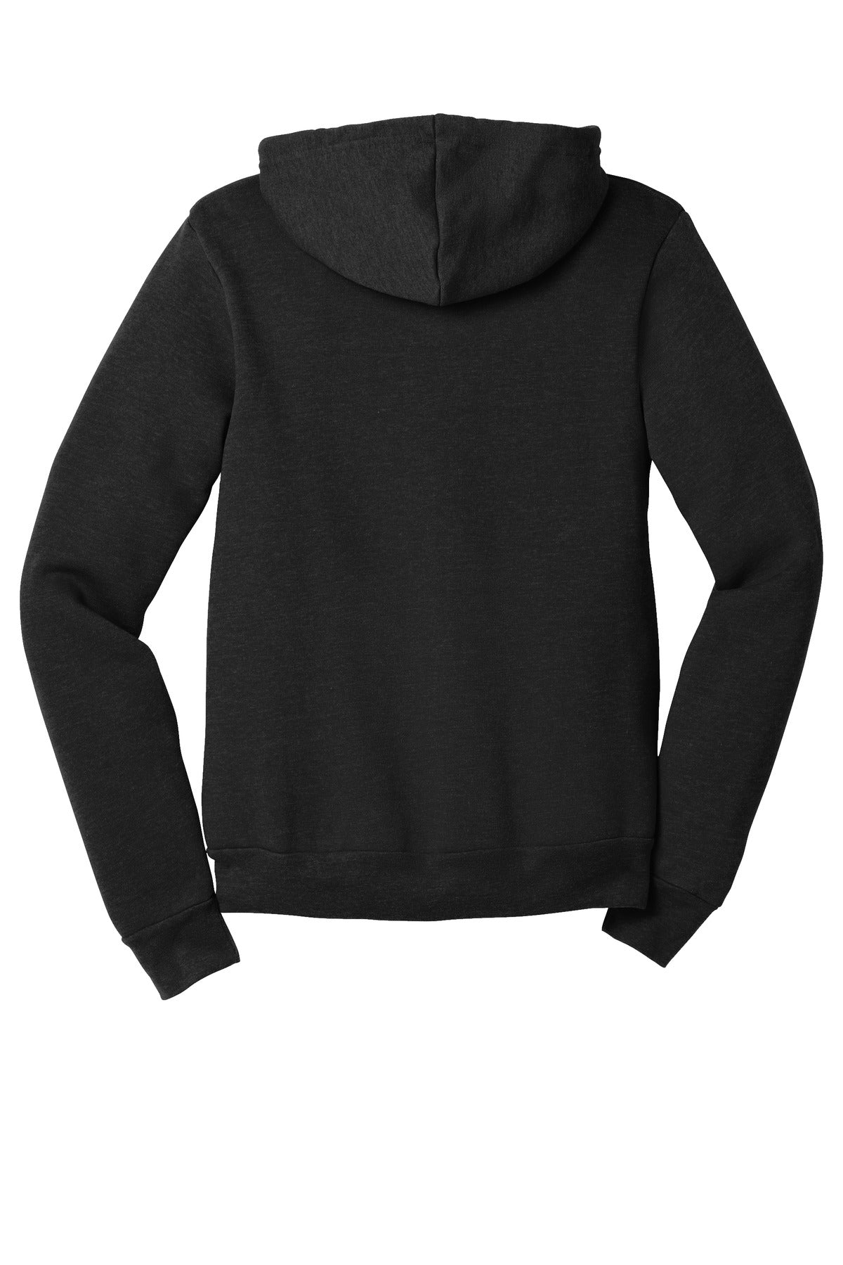 BELLA+CANVAS  Unisex Sponge Fleece Full-Zip Hoodie. BC3739 Black Heather