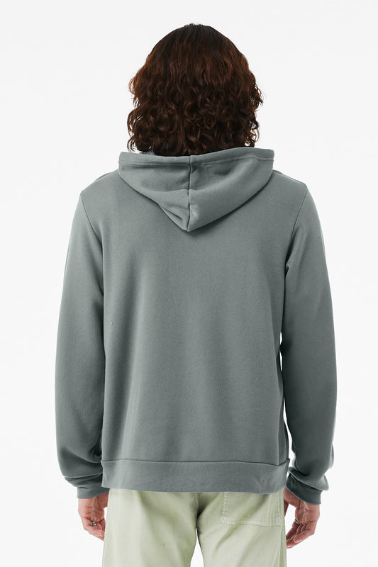 Bella+Canvas Unisex Sponge Fleece Full-Zip Hoodie BC3739 Blue Storm