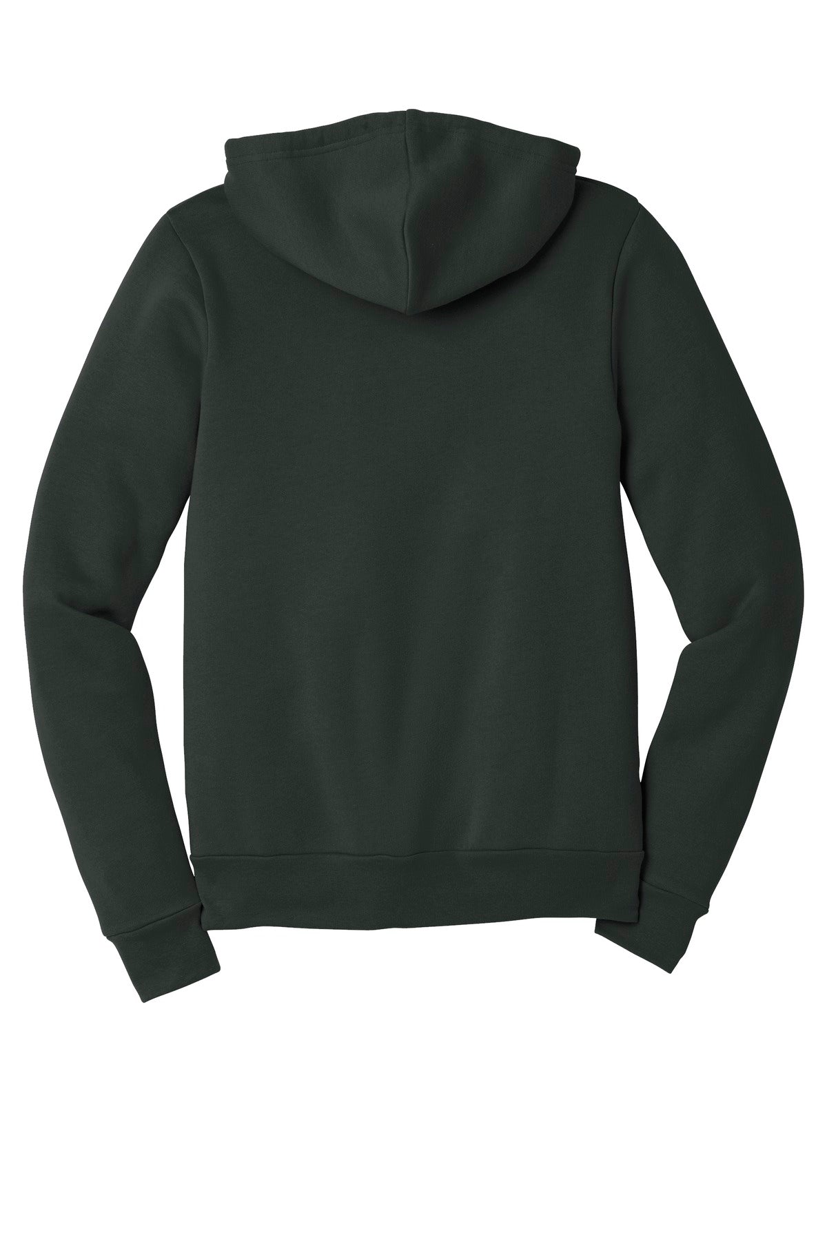 Bella+Canvas Unisex Sponge Fleece Full-Zip Hoodie BC3739 Dark Grey