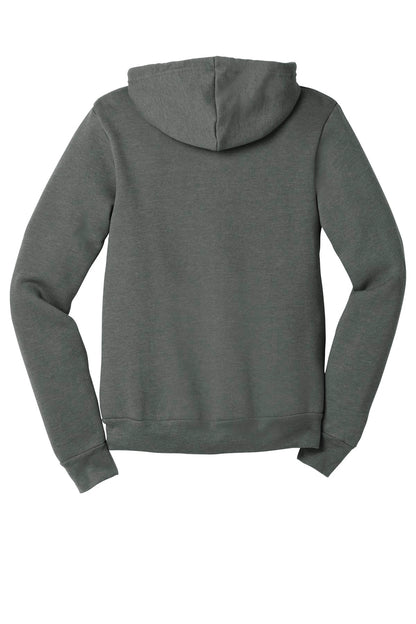 Bella+Canvas Unisex Sponge Fleece Full-Zip Hoodie BC3739 Deep Heather