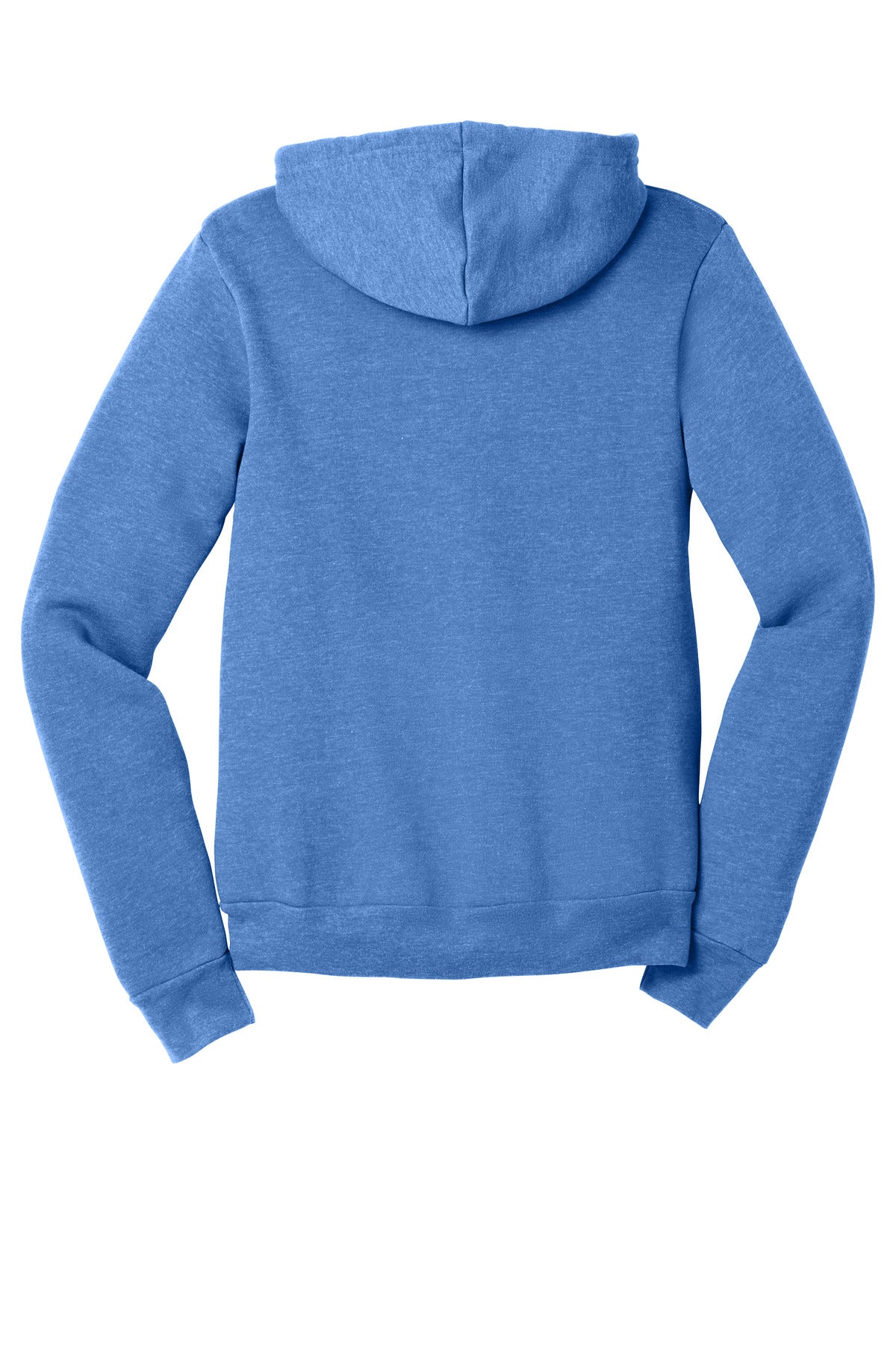 Bella+Canvas Unisex Sponge Fleece Full-Zip Hoodie BC3739 Heather Columbia Blue