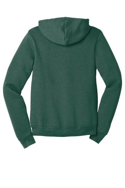 Bella+Canvas Unisex Sponge Fleece Full-Zip Hoodie BC3739 Heather Forest