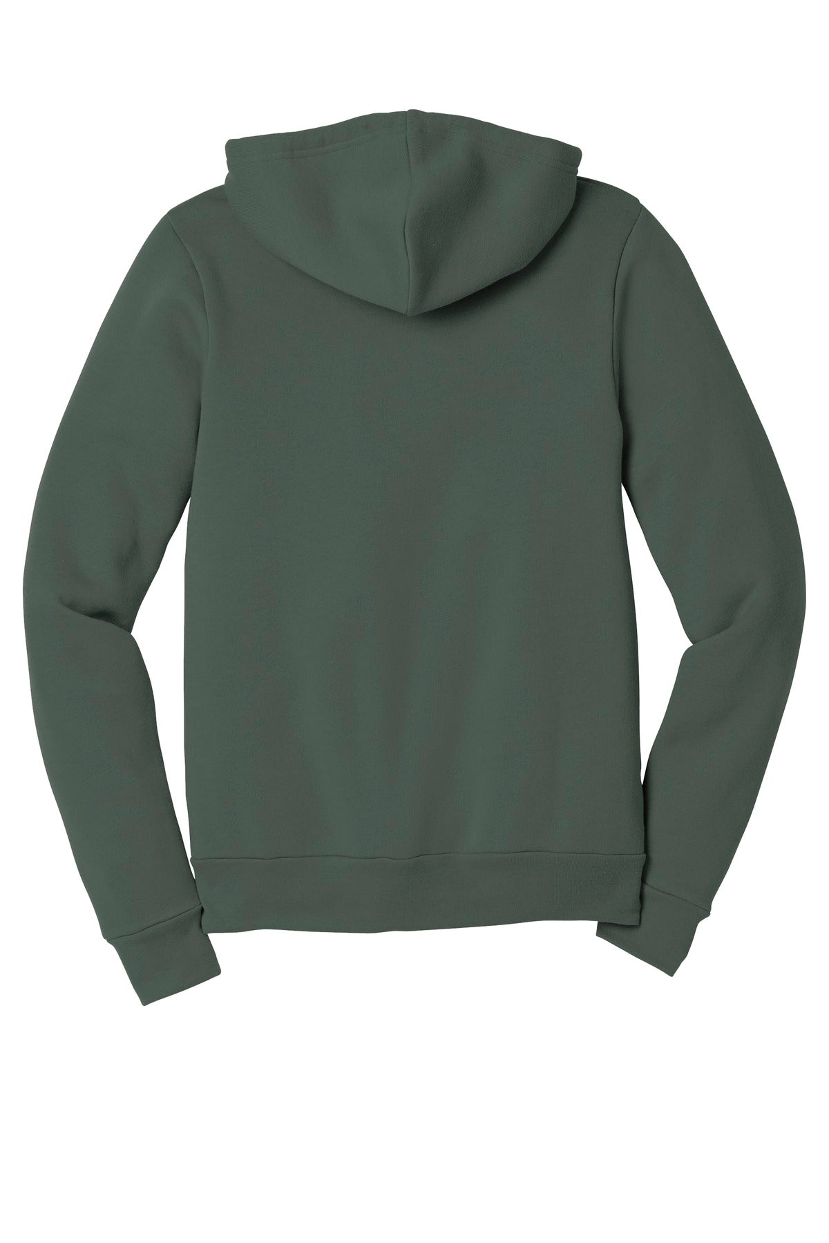 Bella+Canvas Unisex Sponge Fleece Full-Zip Hoodie BC3739 Military Green