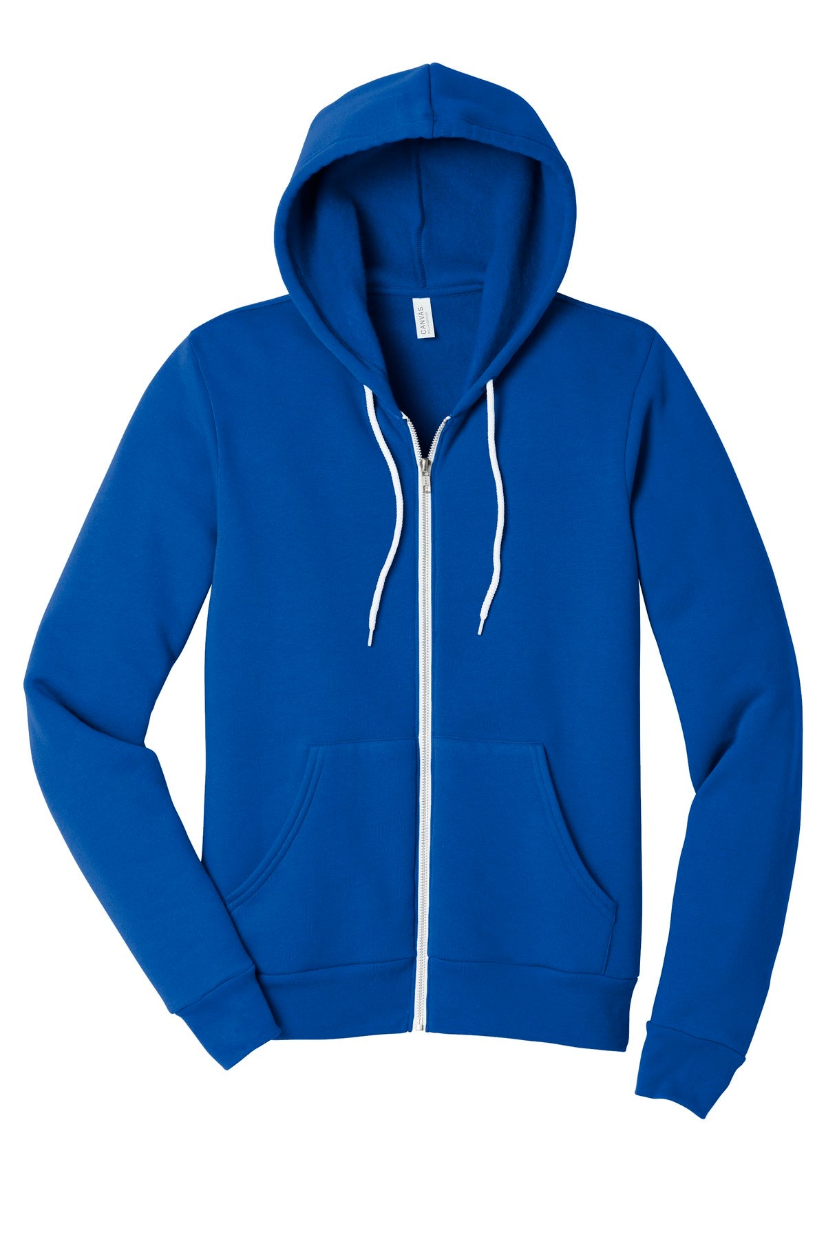 Bella+Canvas Unisex Sponge Fleece Full-Zip Hoodie BC3739 True Royal