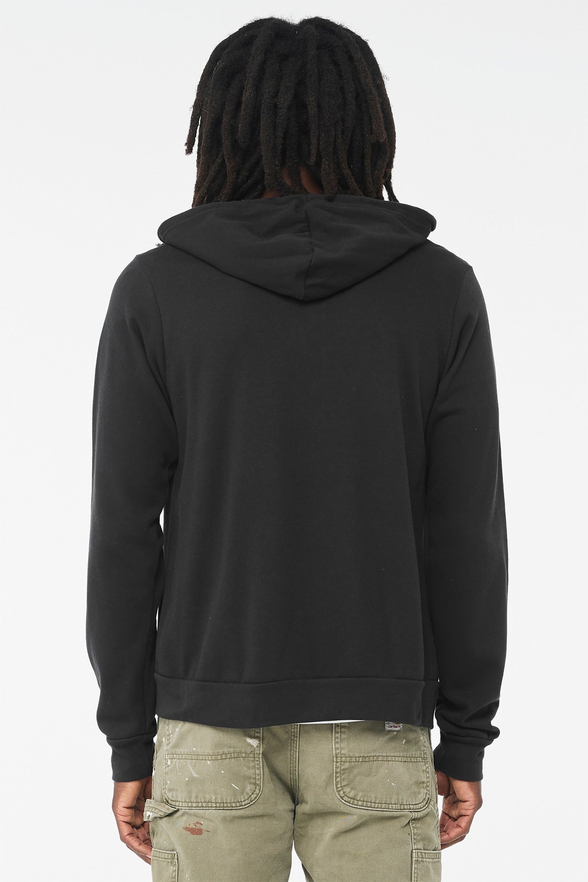 Bella+Canvas Unisex Sponge Fleece Full-Zip Hoodie BC3739 Vintage Black