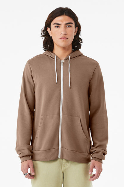 Bella+Canvas Unisex Sponge Fleece Full-Zip Hoodie image 1