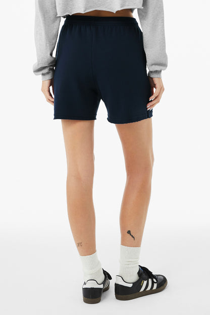 Bella+Canvas Women's Cutoff Sweatshort BC3787 Navy