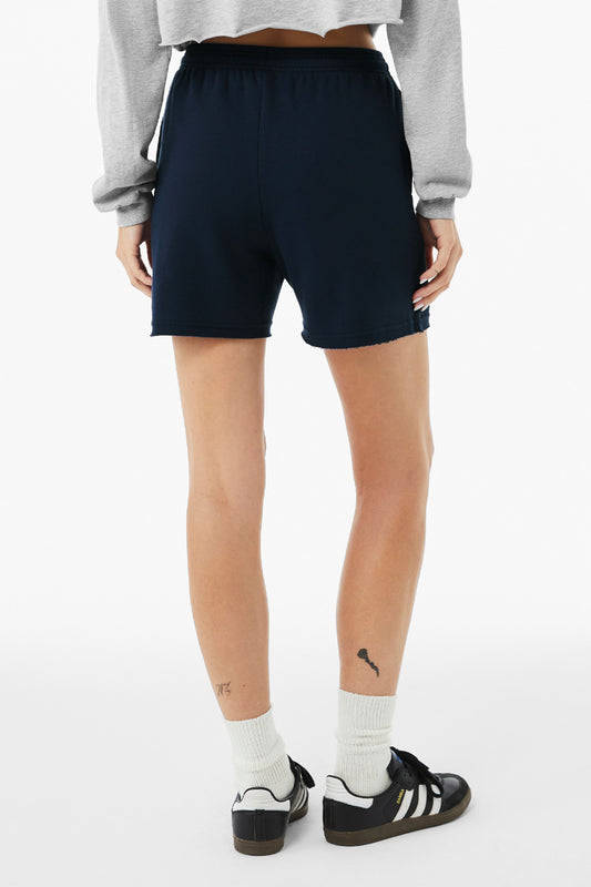 Bella+Canvas Women's Cutoff Sweatshort BC3787 Navy