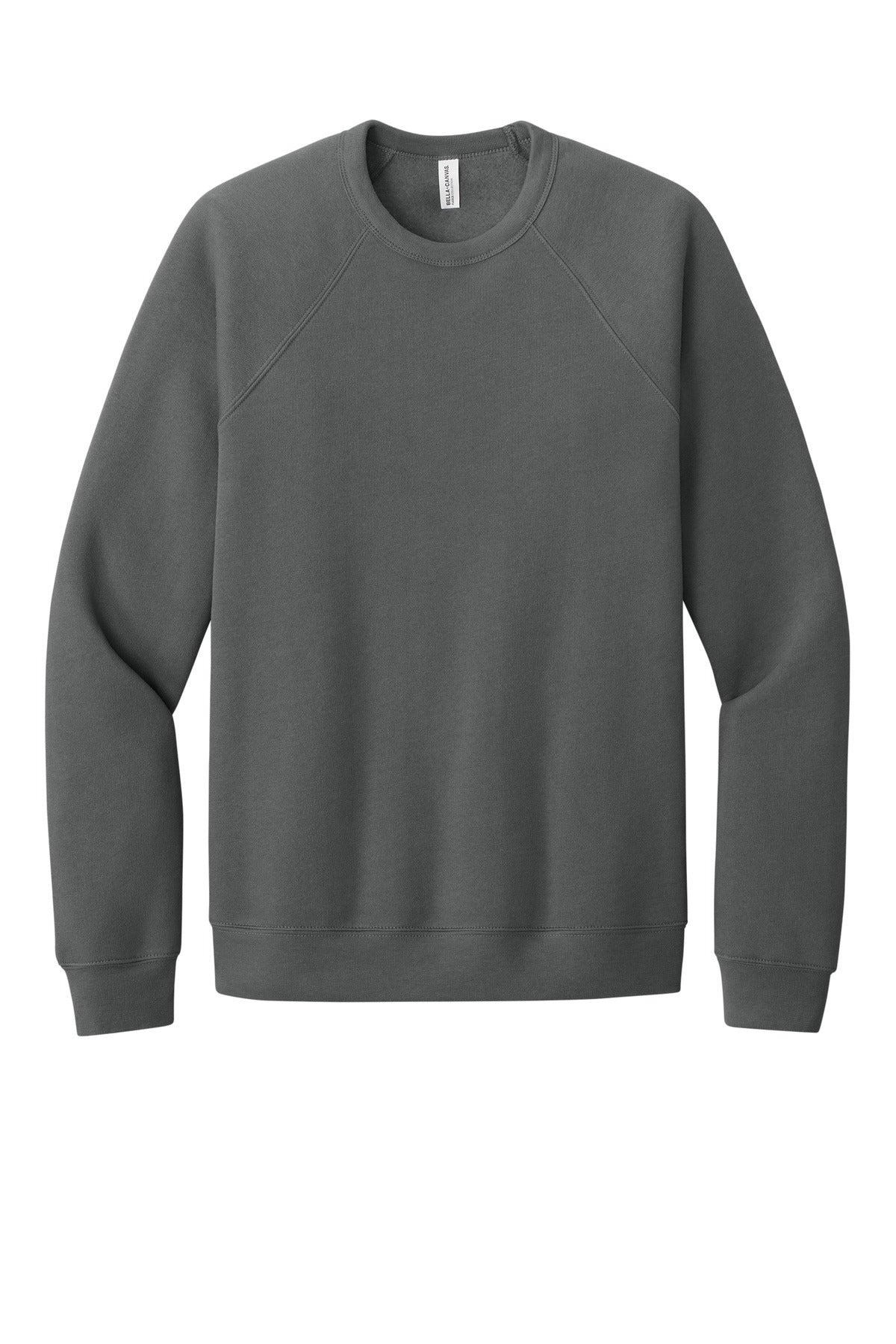 Bella+Canvas Unisex Sponge Fleece Raglan Sweatshirt BC3901 Asphalt