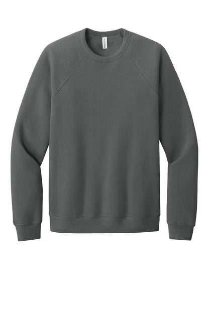 Bella+Canvas Unisex Sponge Fleece Raglan Sweatshirt BC3901 Asphalt