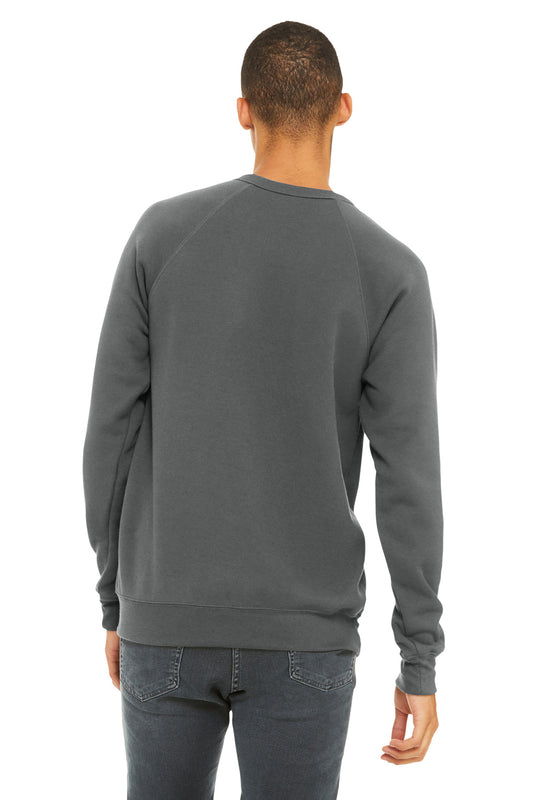 Bella+Canvas Unisex Sponge Fleece Raglan Sweatshirt BC3901 Asphalt
