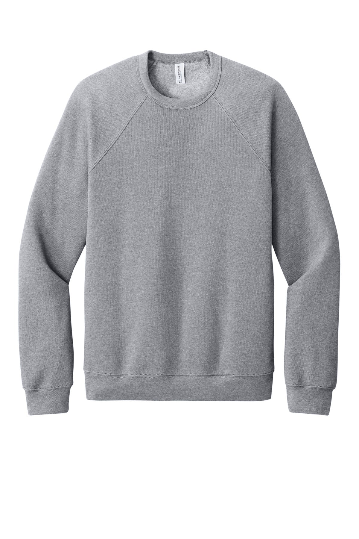 Bella+Canvas Unisex Sponge Fleece Raglan Sweatshirt BC3901 Athletic Heather