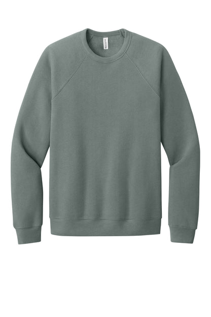 Bella+Canvas Unisex Sponge Fleece Raglan Sweatshirt BC3901 Blue Storm
