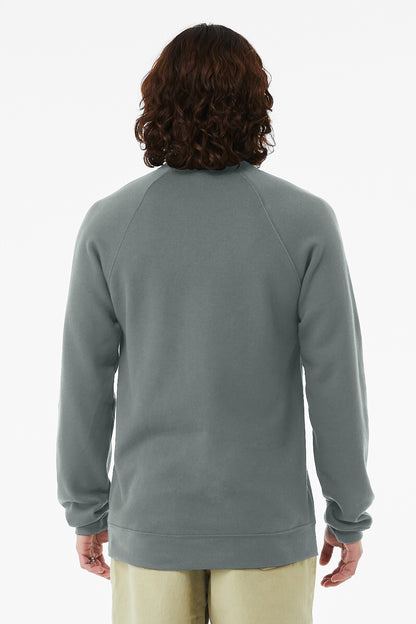 Bella+Canvas Unisex Sponge Fleece Raglan Sweatshirt BC3901 Blue Storm