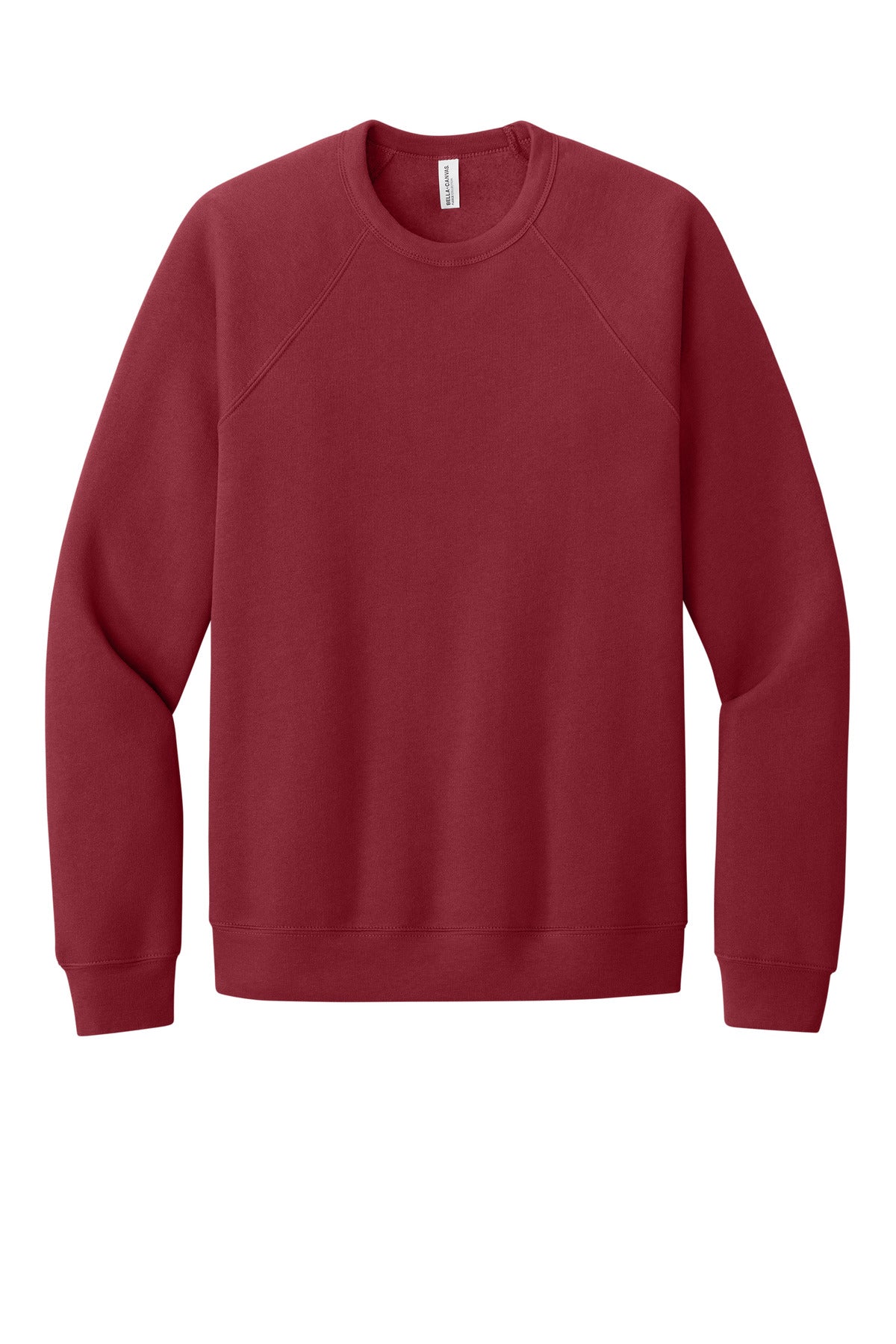Bella+Canvas Unisex Sponge Fleece Raglan Sweatshirt BC3901 Cardinal