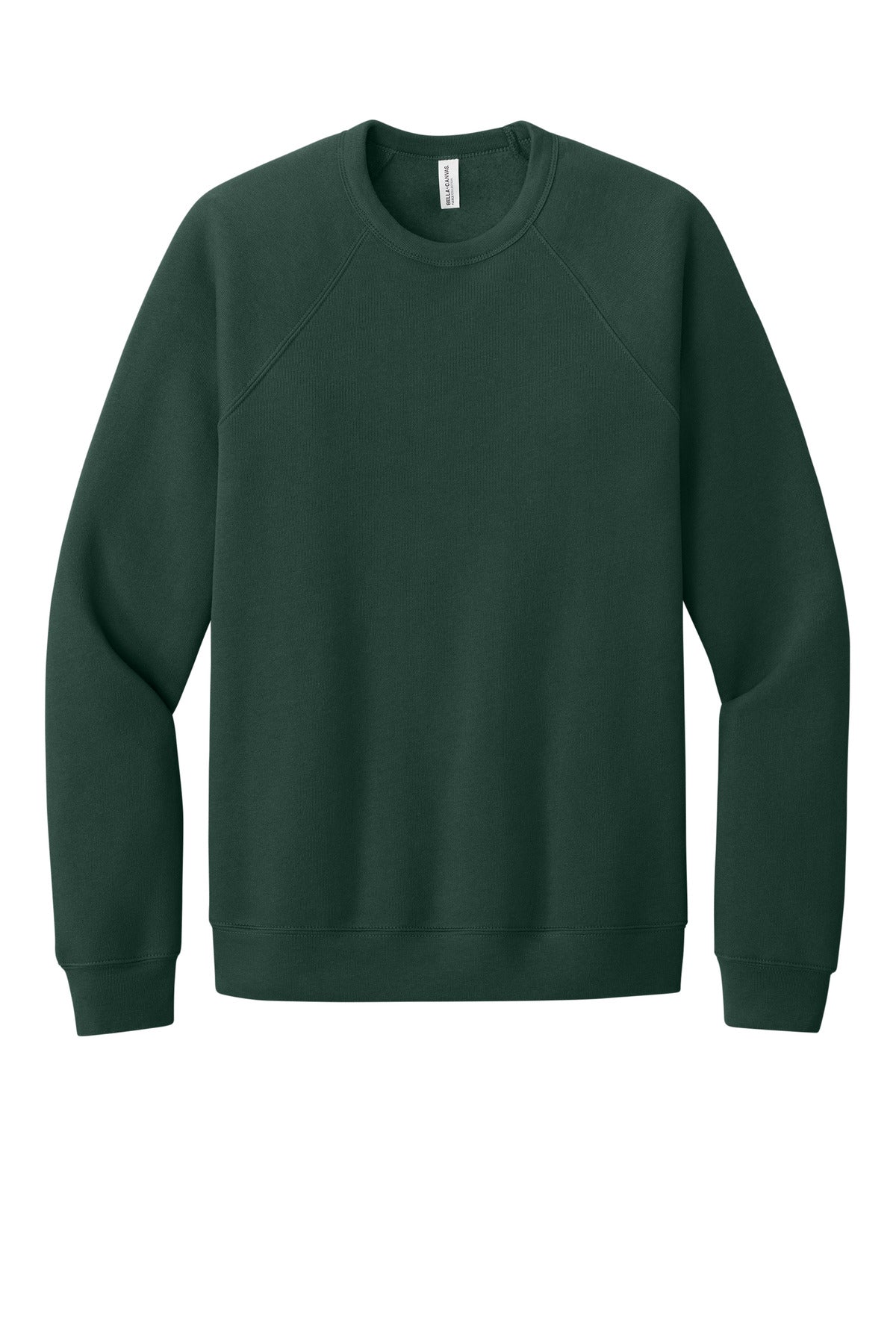 Bella+Canvas Unisex Sponge Fleece Raglan Sweatshirt BC3901 Forest