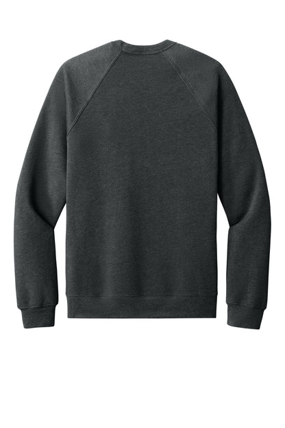 Bella+Canvas Unisex Sponge Fleece Raglan Sweatshirt BC3901 Grey Acid Fleece
