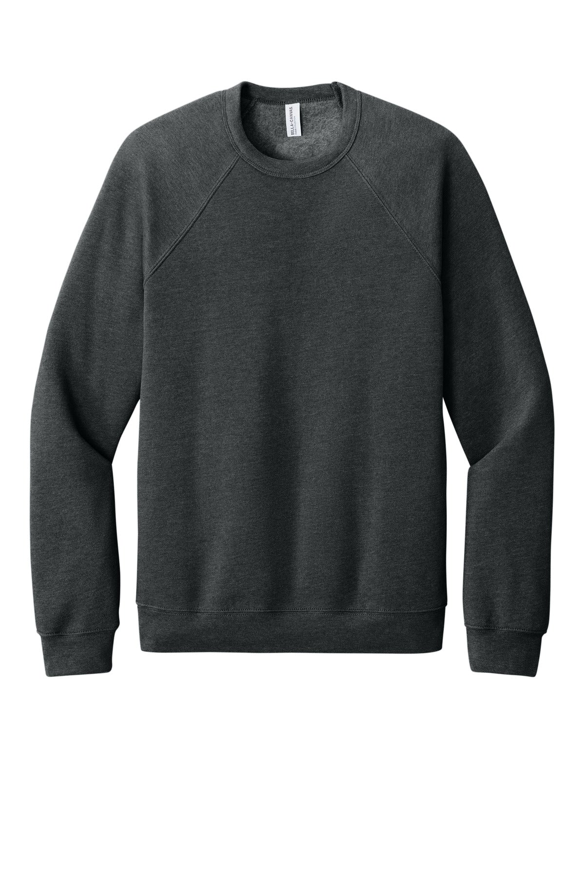 Bella+Canvas Unisex Sponge Fleece Raglan Sweatshirt BC3901 Grey Acid Fleece