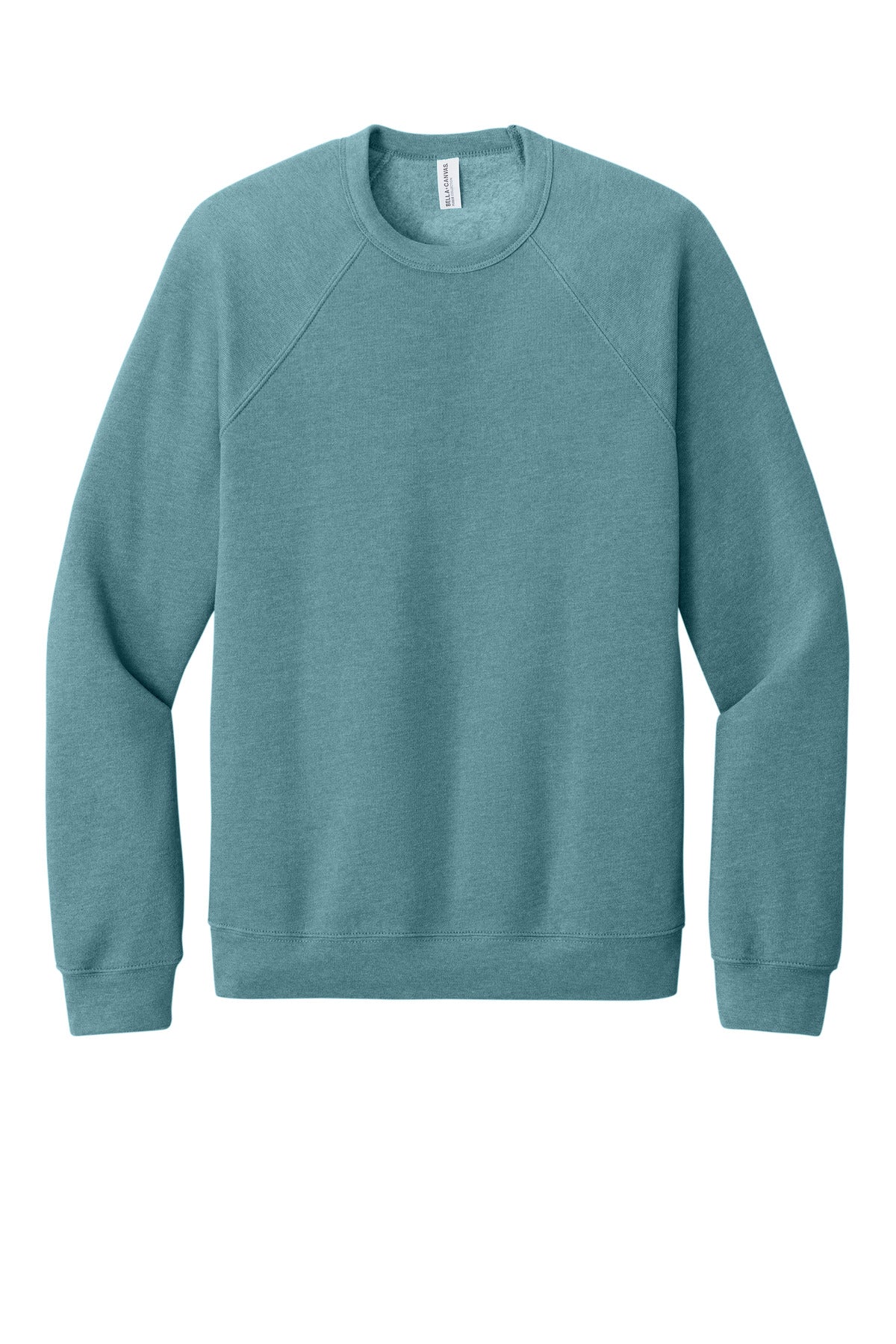 Bella+Canvas Unisex Sponge Fleece Raglan Sweatshirt BC3901 Heather Blue Lagoon