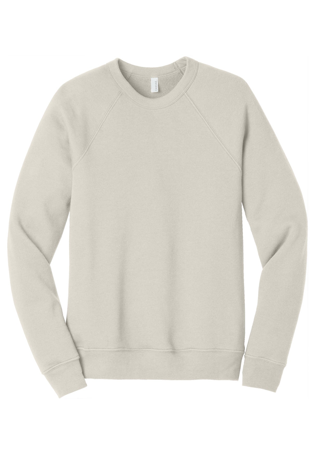 BELLA+CANVAS  Unisex Sponge Fleece Raglan Sweatshirt. BC3901 Heather Dust