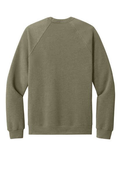 Bella+Canvas Unisex Sponge Fleece Raglan Sweatshirt BC3901 Heather Olive