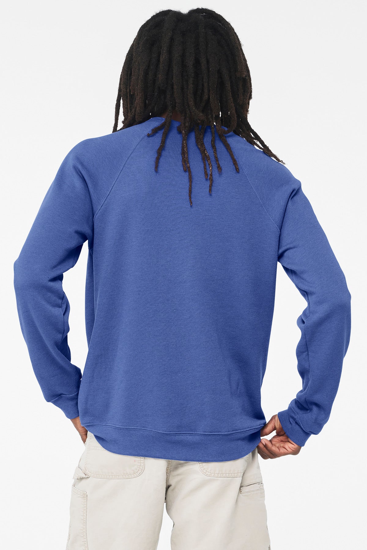 Bella+Canvas Unisex Sponge Fleece Raglan Sweatshirt image 2