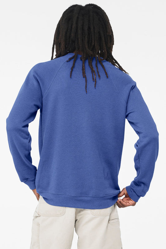 Bella+Canvas Unisex Sponge Fleece Raglan Sweatshirt image 2