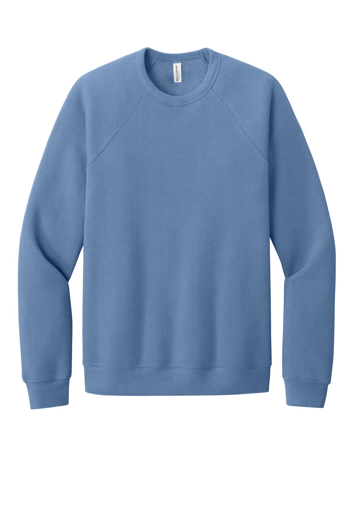 Bella+Canvas Unisex Sponge Fleece Raglan Sweatshirt BC3901 Lavender Blue