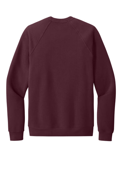 Bella+Canvas Unisex Sponge Fleece Raglan Sweatshirt BC3901 Maroon