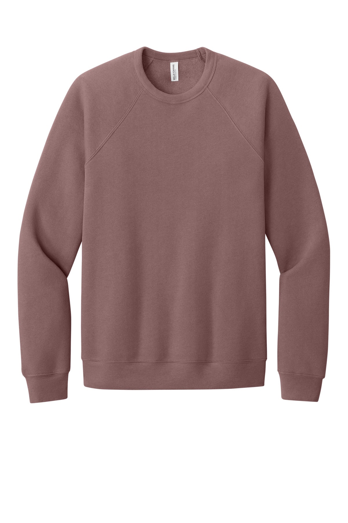Bella+Canvas Unisex Sponge Fleece Raglan Sweatshirt BC3901 Mauve