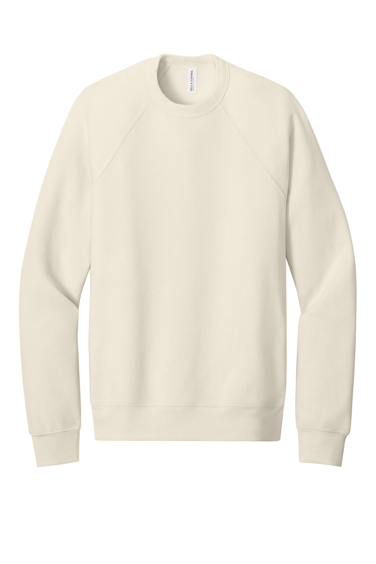 Bella+Canvas Unisex Sponge Fleece Raglan Sweatshirt BC3901 Natural