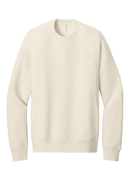 Bella+Canvas Unisex Sponge Fleece Raglan Sweatshirt BC3901 Natural