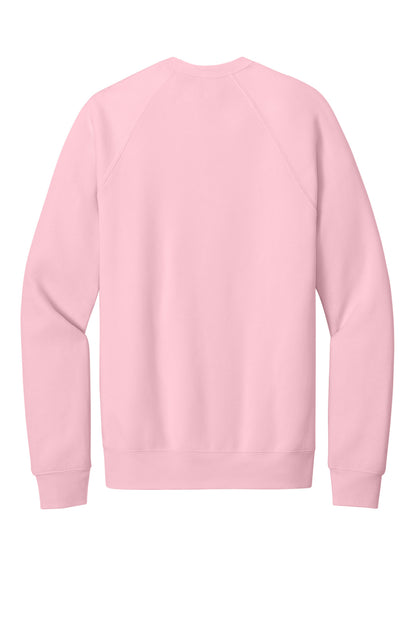 Bella+Canvas Unisex Sponge Fleece Raglan Sweatshirt BC3901 Pink