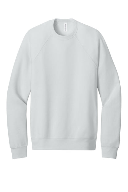 Bella+Canvas Unisex Sponge Fleece Raglan Sweatshirt BC3901 Silver