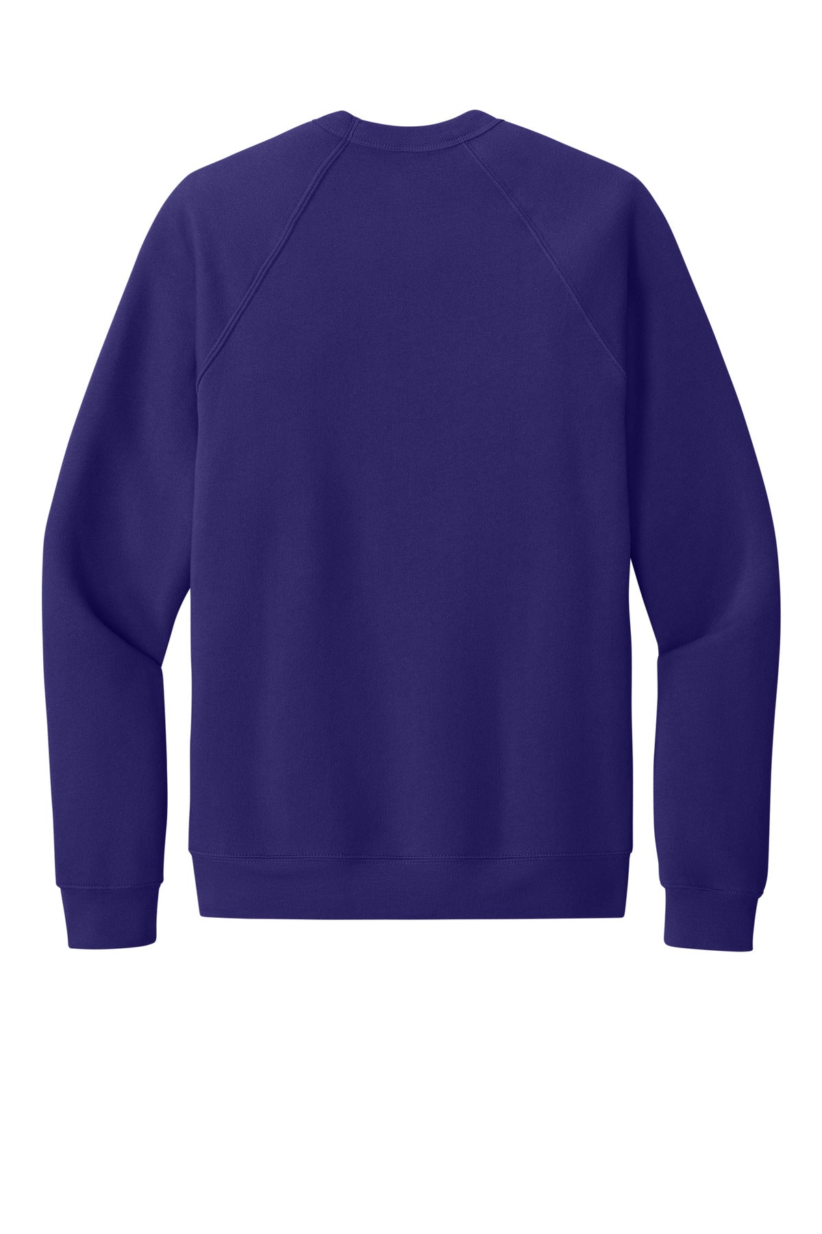 Bella+Canvas Unisex Sponge Fleece Raglan Sweatshirt BC3901 Team Purple