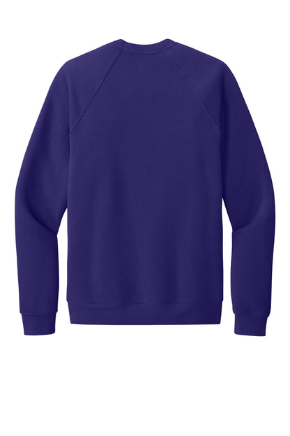 Bella+Canvas Unisex Sponge Fleece Raglan Sweatshirt BC3901 Team Purple
