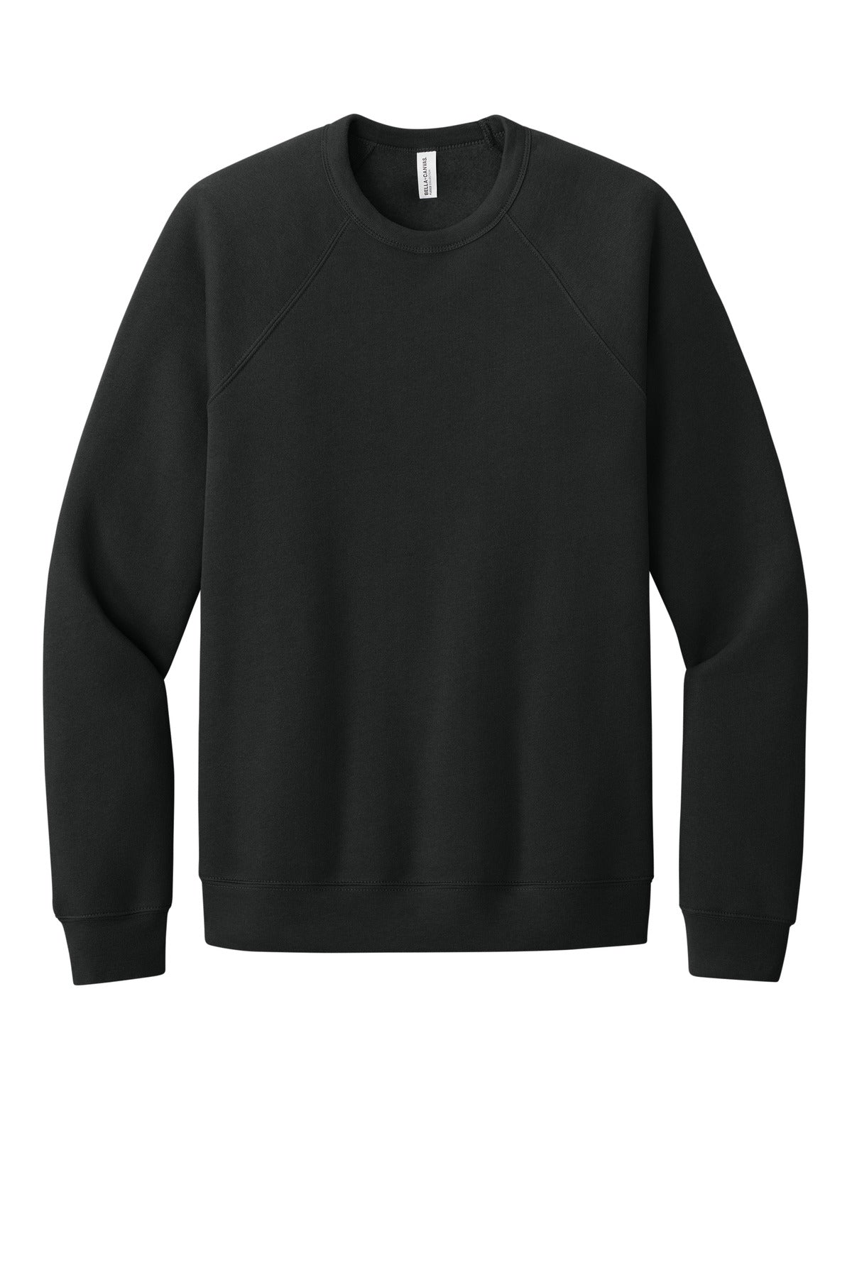 Bella+Canvas Unisex Sponge Fleece Raglan Sweatshirt BC3901 Vintage Black