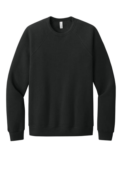 Bella+Canvas Unisex Sponge Fleece Raglan Sweatshirt BC3901 Vintage Black