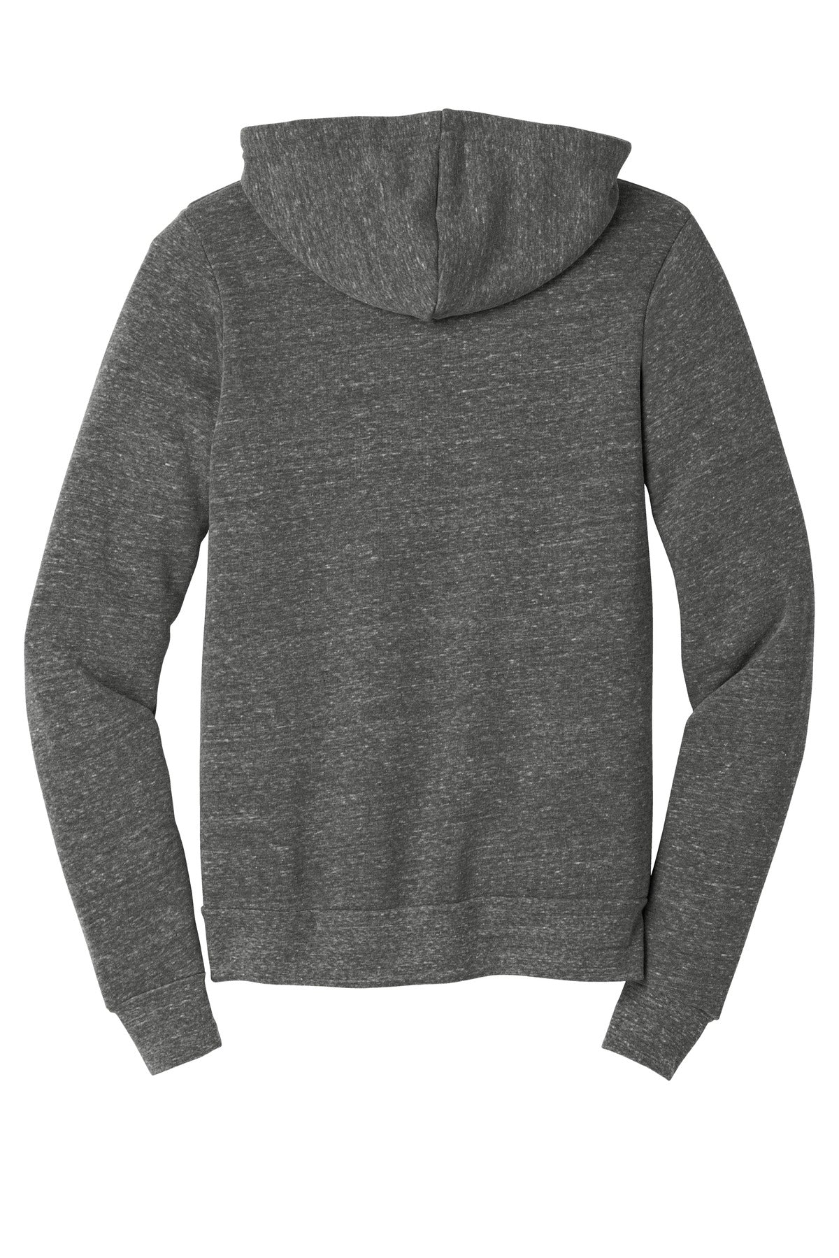 BELLA+CANVAS  Unisex Triblend Sponge Fleece Full-Zip Hoodie. BC3909 Grey Triblend