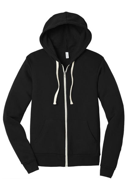 Bella+Canvas Unisex Triblend Sponge Fleece Full-Zip Hoodie BC3909 image 3