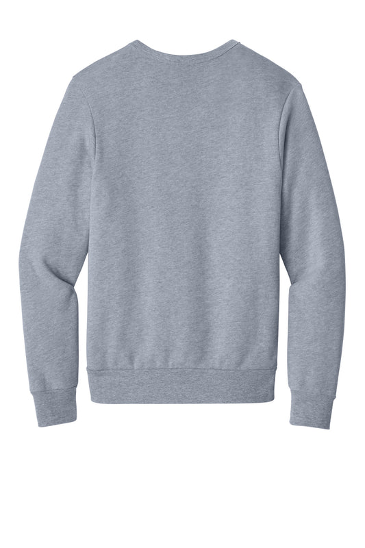 BELLA+CANVAS Unisex Sponge Fleece Classic Crewneck Sweatshirt BC3911 Athletic Heather
