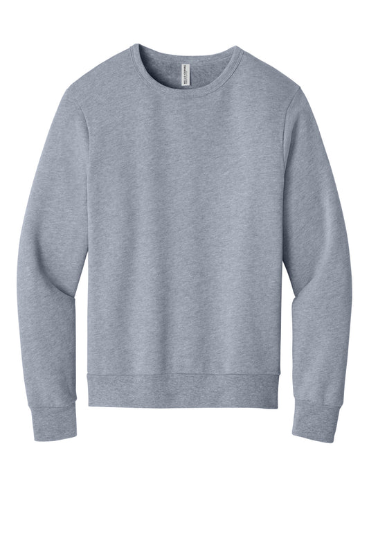 BELLA+CANVAS Unisex Sponge Fleece Classic Crewneck Sweatshirt BC3911 Athletic Heather