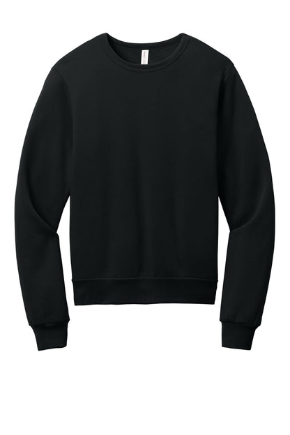 Bella+Canvas Unisex Sponge Fleece Classic Crewneck Sweatshirt BC3911 Black
