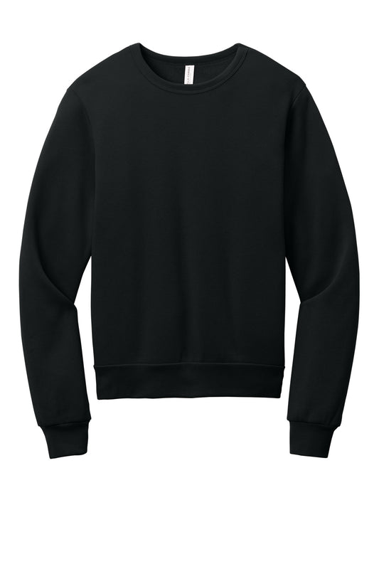 BELLA+CANVAS Unisex Sponge Fleece Classic Crewneck Sweatshirt BC3911 Black