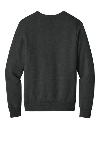 BELLA+CANVAS Unisex Sponge Fleece Classic Crewneck Sweatshirt BC3911 Dark Grey Heather